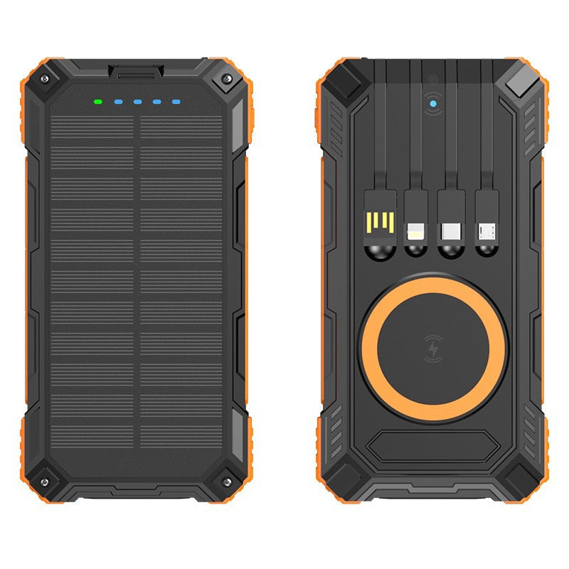 Fast charging comes with a wireless charging portable power bank
