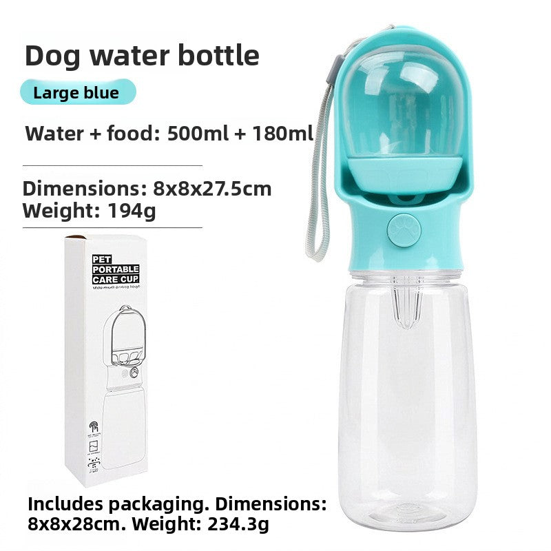 Dog drinking