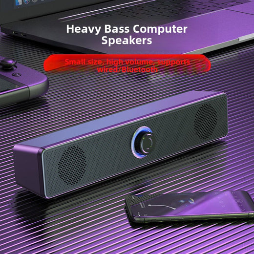 Desktop Bluetooth Speaker with Dual Drivers