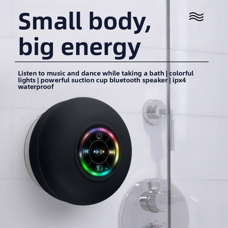 Large Suction Cup Waterproof Bluetooth Speaker