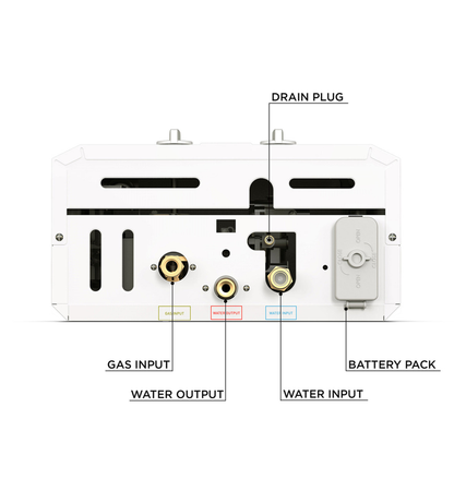 Eccotemp L10 3.0 GPM Portable Tankless Water Heater Shower Set