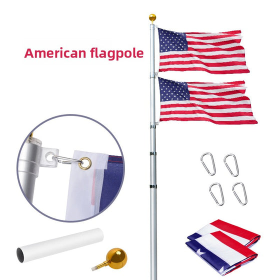 Telescopic Flagpole Aluminum Alloy Outdoor Display Garden & Outdoor product image 6