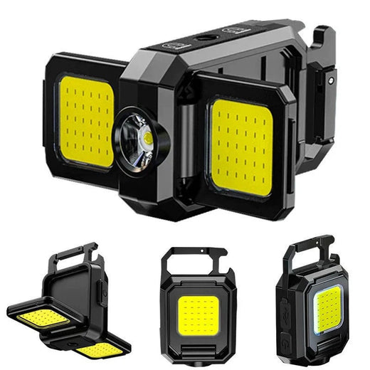 Multifunctional Portable Keychain Light with Type-C Charging