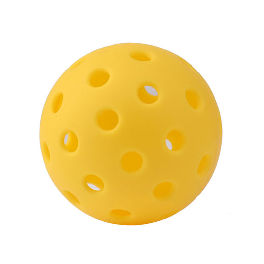 Outdoor pickleball set with 40 and 26 hole balls, full product view