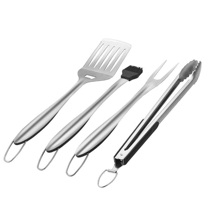 4PCS Stainless Steel BBQ Grill Tool Set
