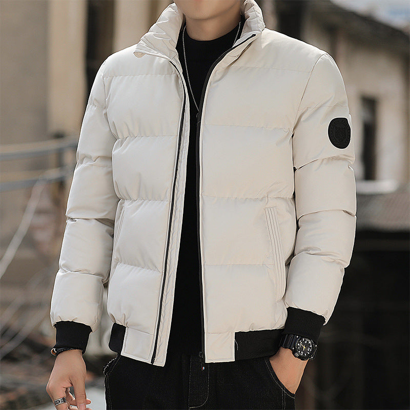 Men's Stand Collar Cotton Jacket