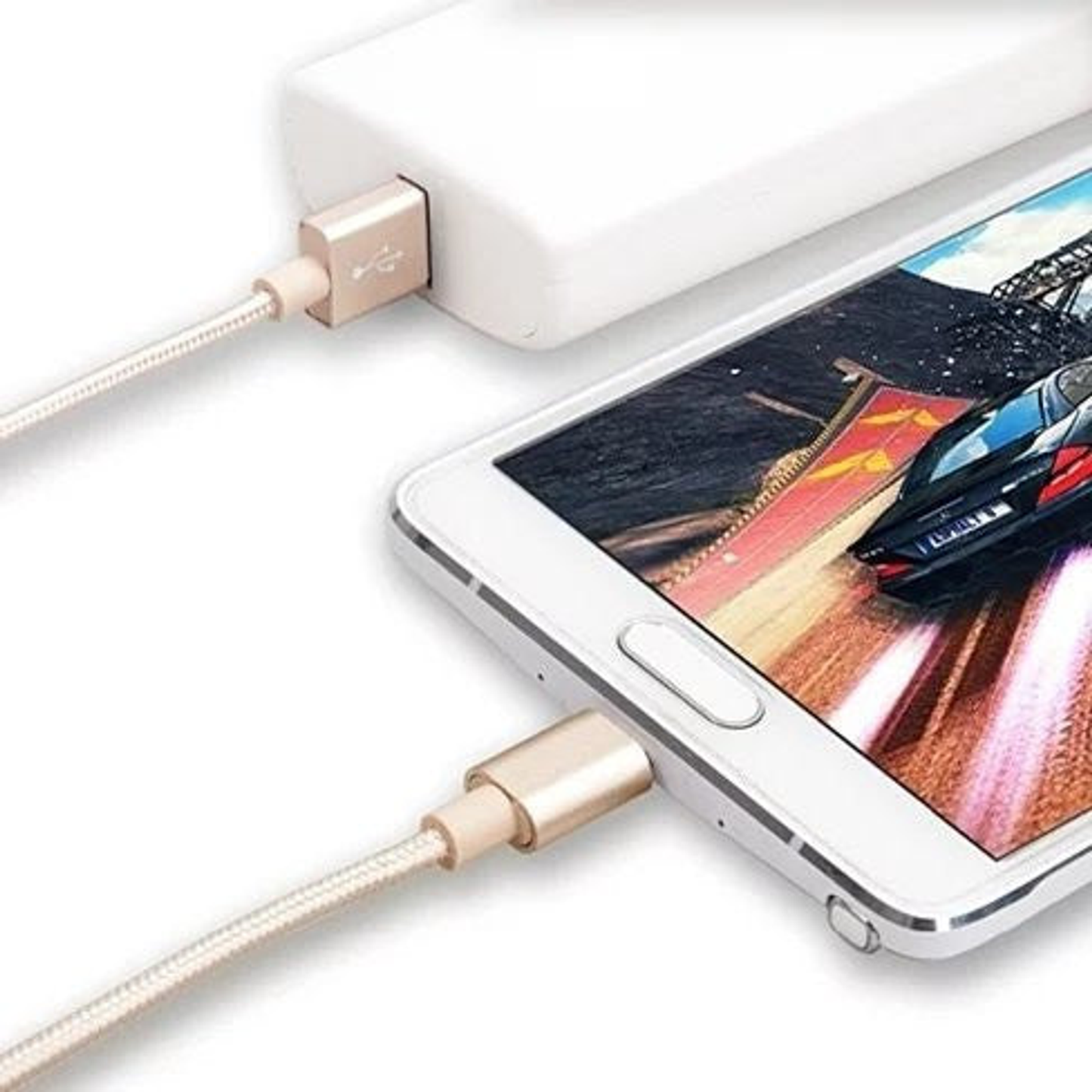 3-to-Tango Nylon Braided Charging Cable Set (3ft, 6ft, 10ft)