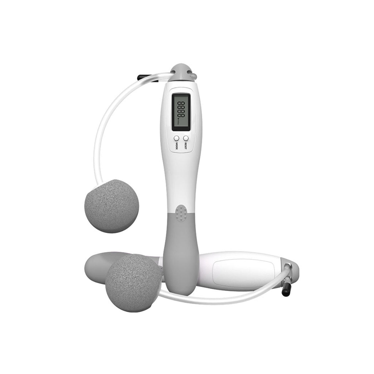 Electronic Cordless Jump Rope (Gray)
