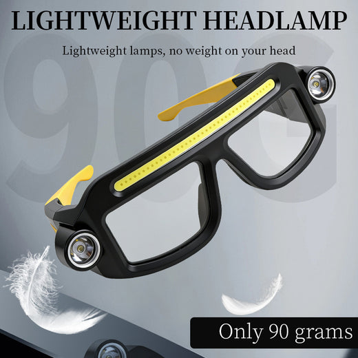 Multifunctional USB Rechargeable Head Mounted Light
