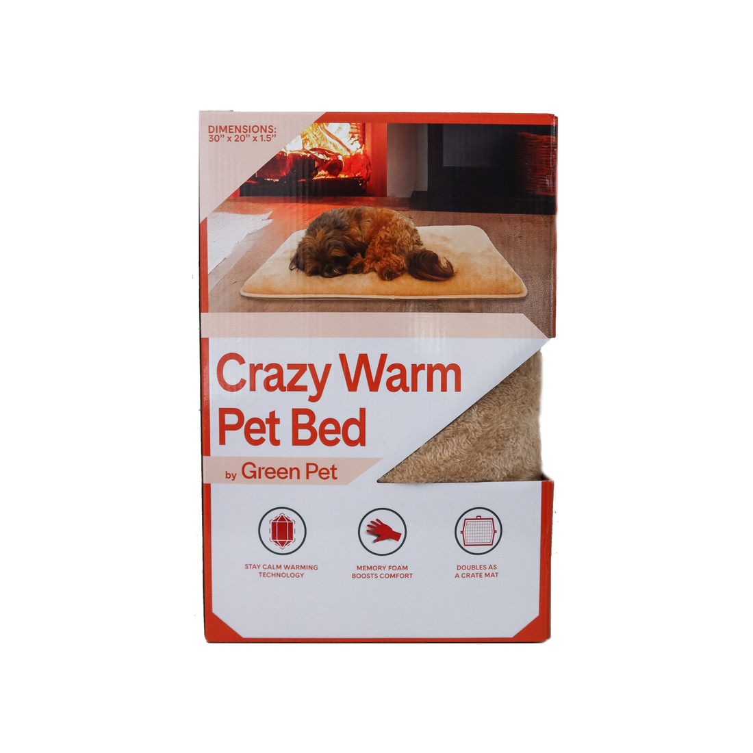 Crazy Warm Heated Pet Bed