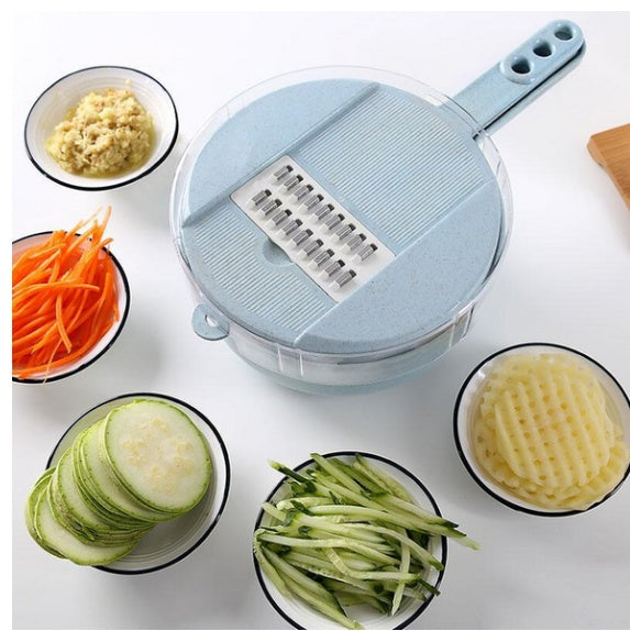 Mandoline slicer interchangeable blade inserts