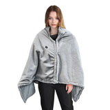 Rabbit Fur Electric Heating Shawl Blanket