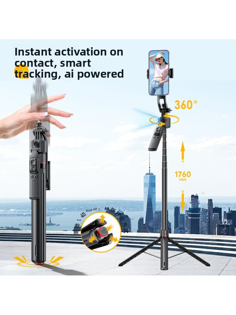 AI Face Tracking Smartphone Gimbal with Stabilizer