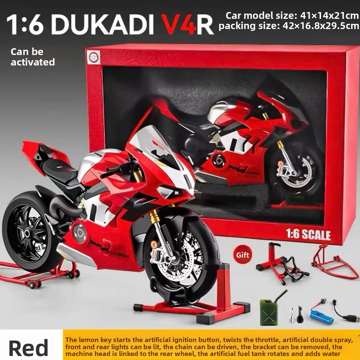 Ducati V4R Alloy Motorcycle Model