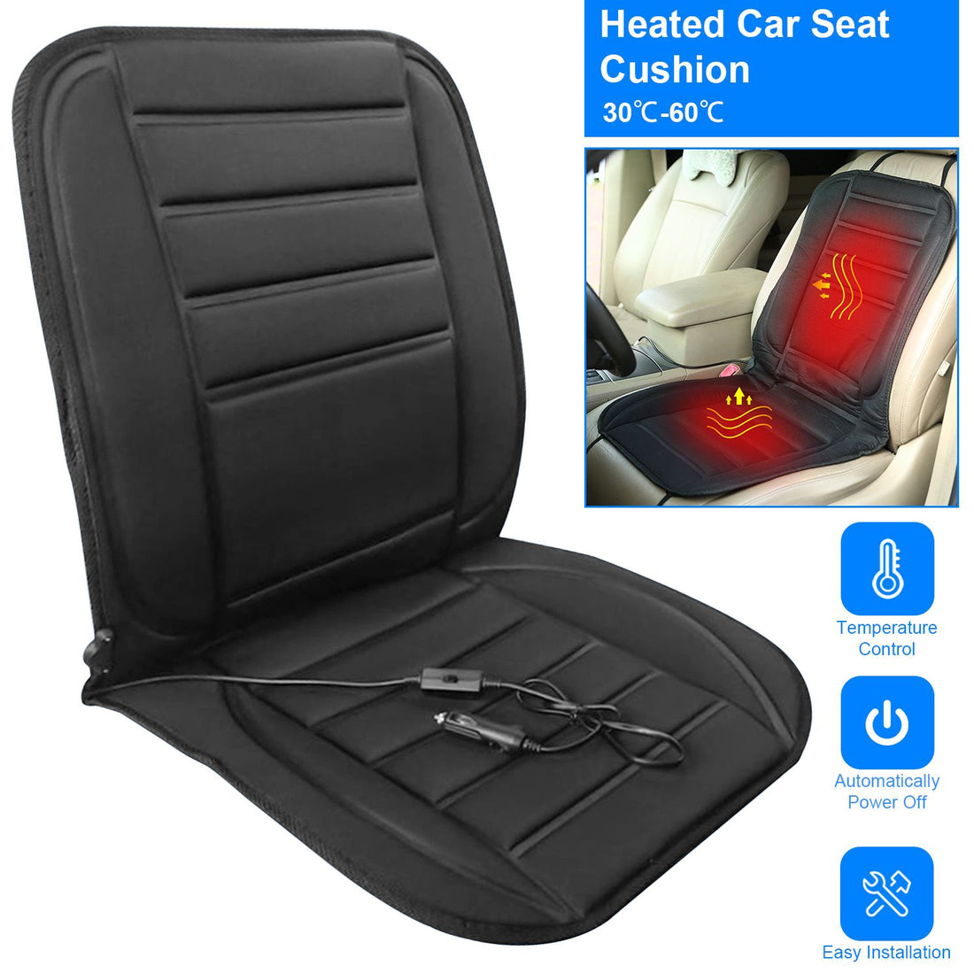 12V Adjustable Car Seat Heater main product view