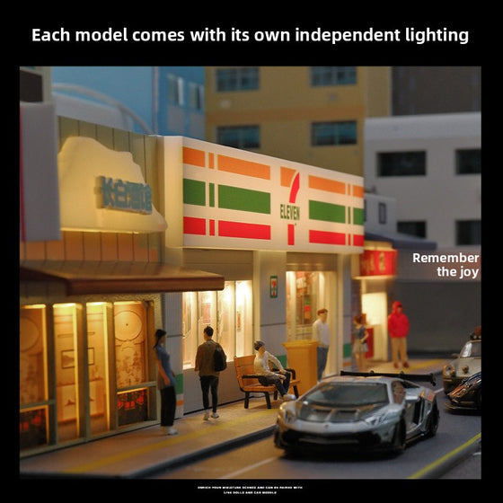 Simulation 1:64 Miniature Building Scene Model with Lights product image 3