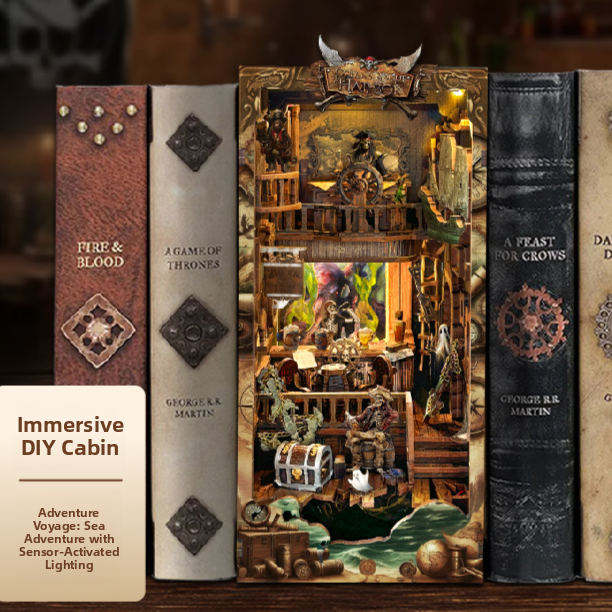 DIY Wooden 3D Model Puzzle Bookend product image 1
