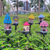 Solar Powered Resin Ground Lamp for Garden Decoration