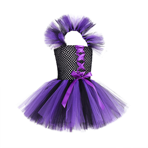 Children Witch Costume Set Halloween Dress