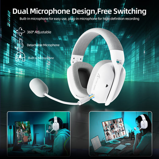 Attack Shark Triple Mode Wireless Gaming Headset