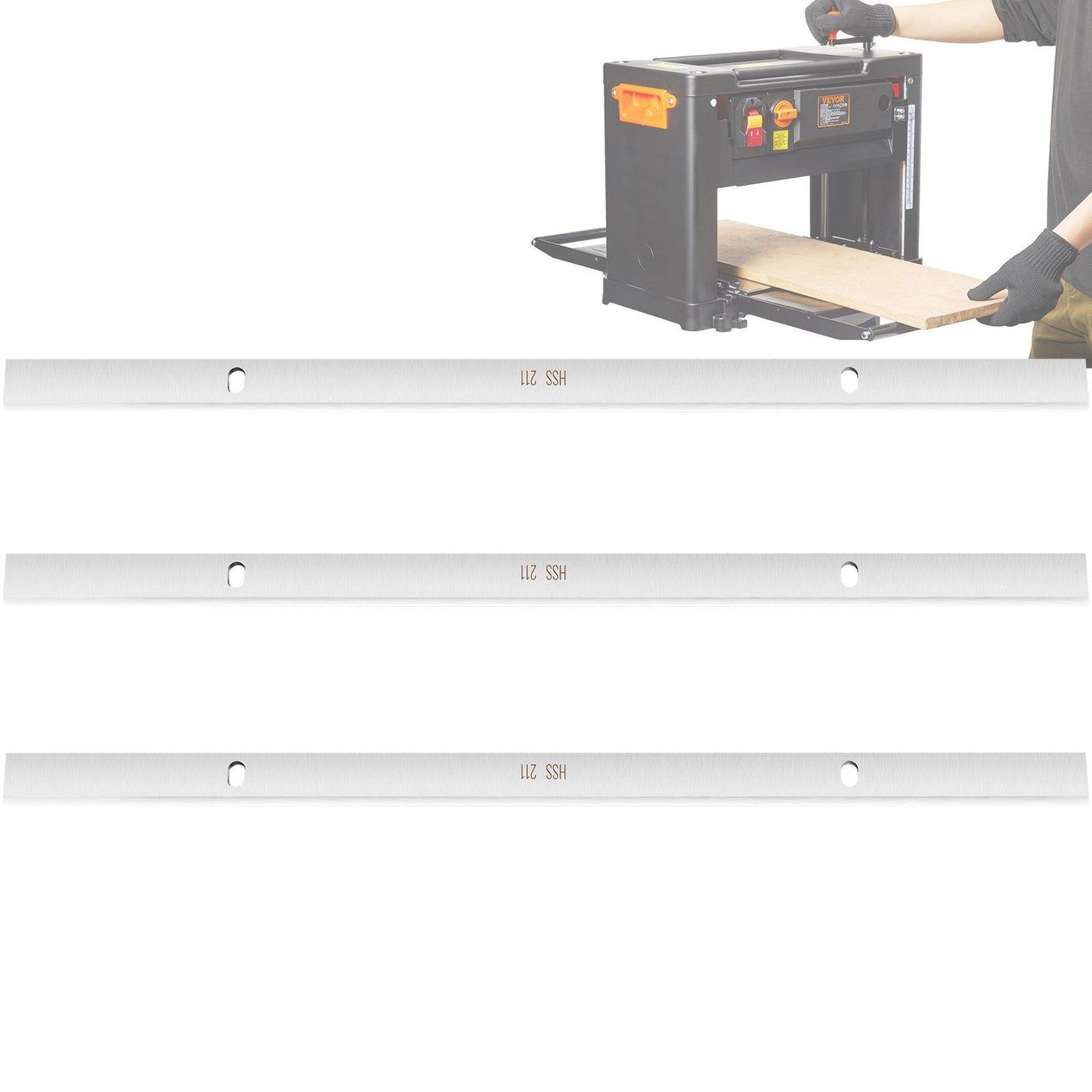 Arbasa 13-Inch High-Speed Planer Blades Set alternate angle