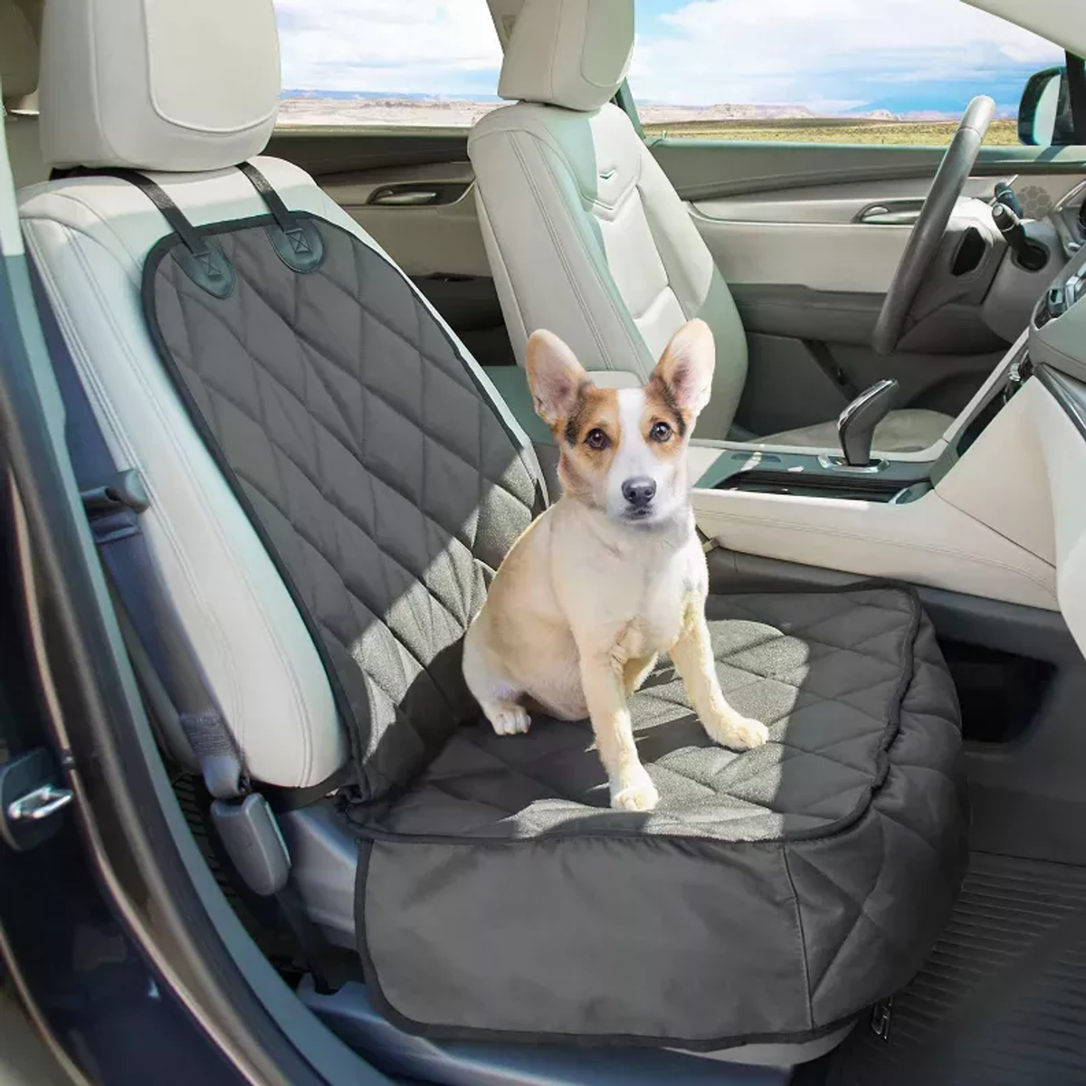 GOOPAWS Car Seat Cover Grey