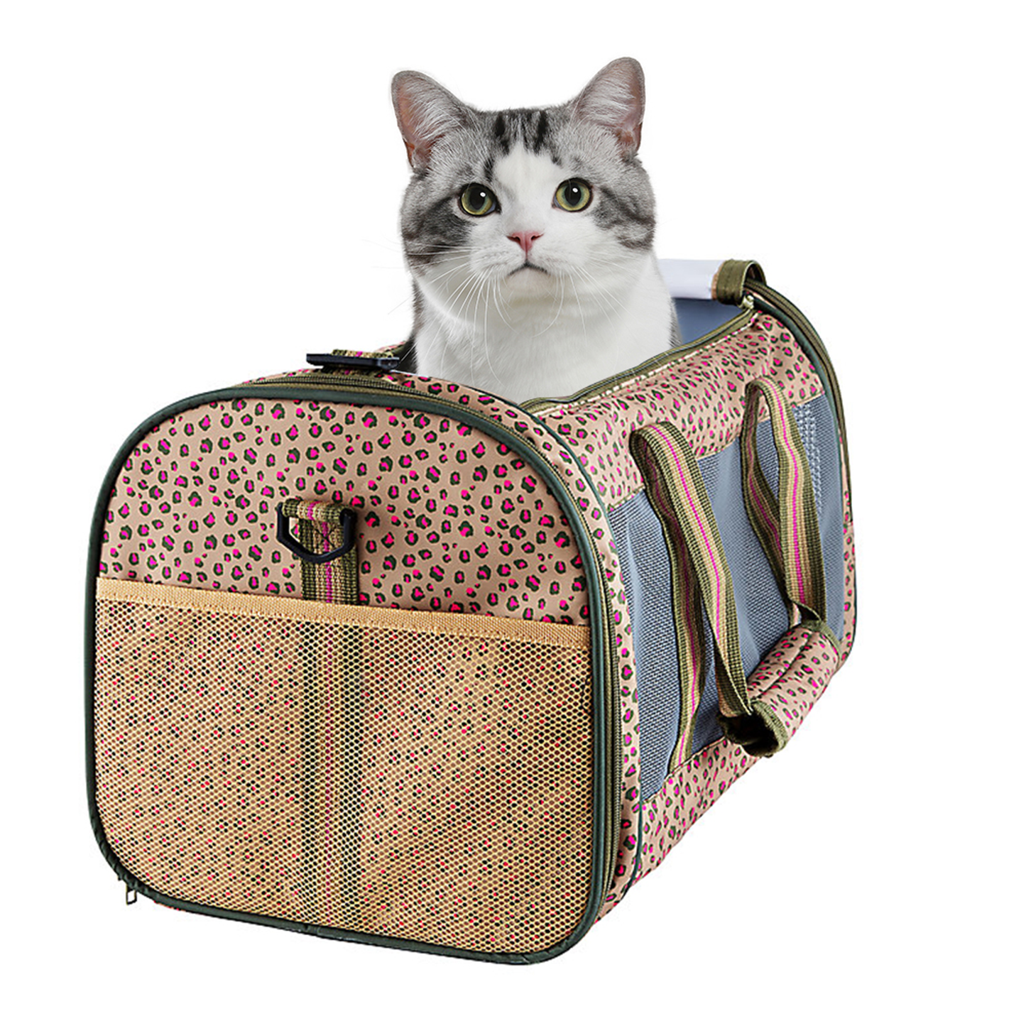GOOPAWS Kennel Carrier Black Blue L