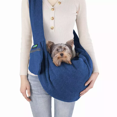 JESPET Pet Sling Navy Blue
