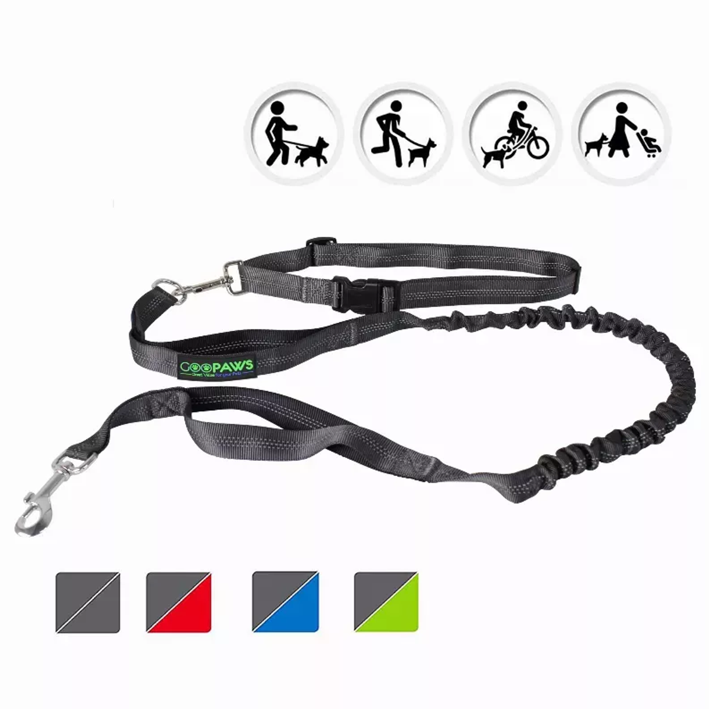 JESPET Hands Free Dog Leash for Running
