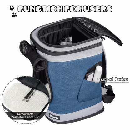 JESPET Pet Backpack Carrier for Small Dogs