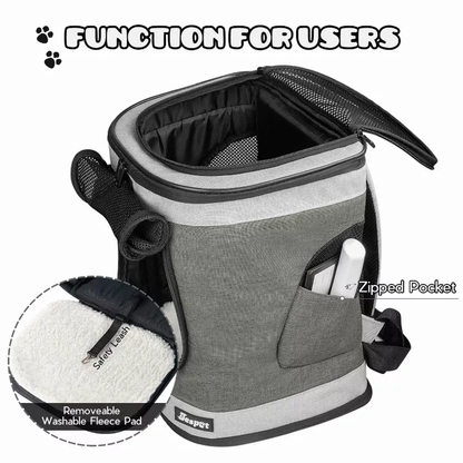 JESPET Pet Backpack Carrier for Small Dogs