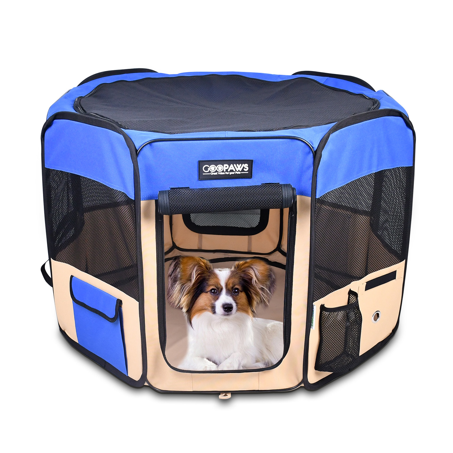 JESPET Portable Soft Dog Playpen & Kennel