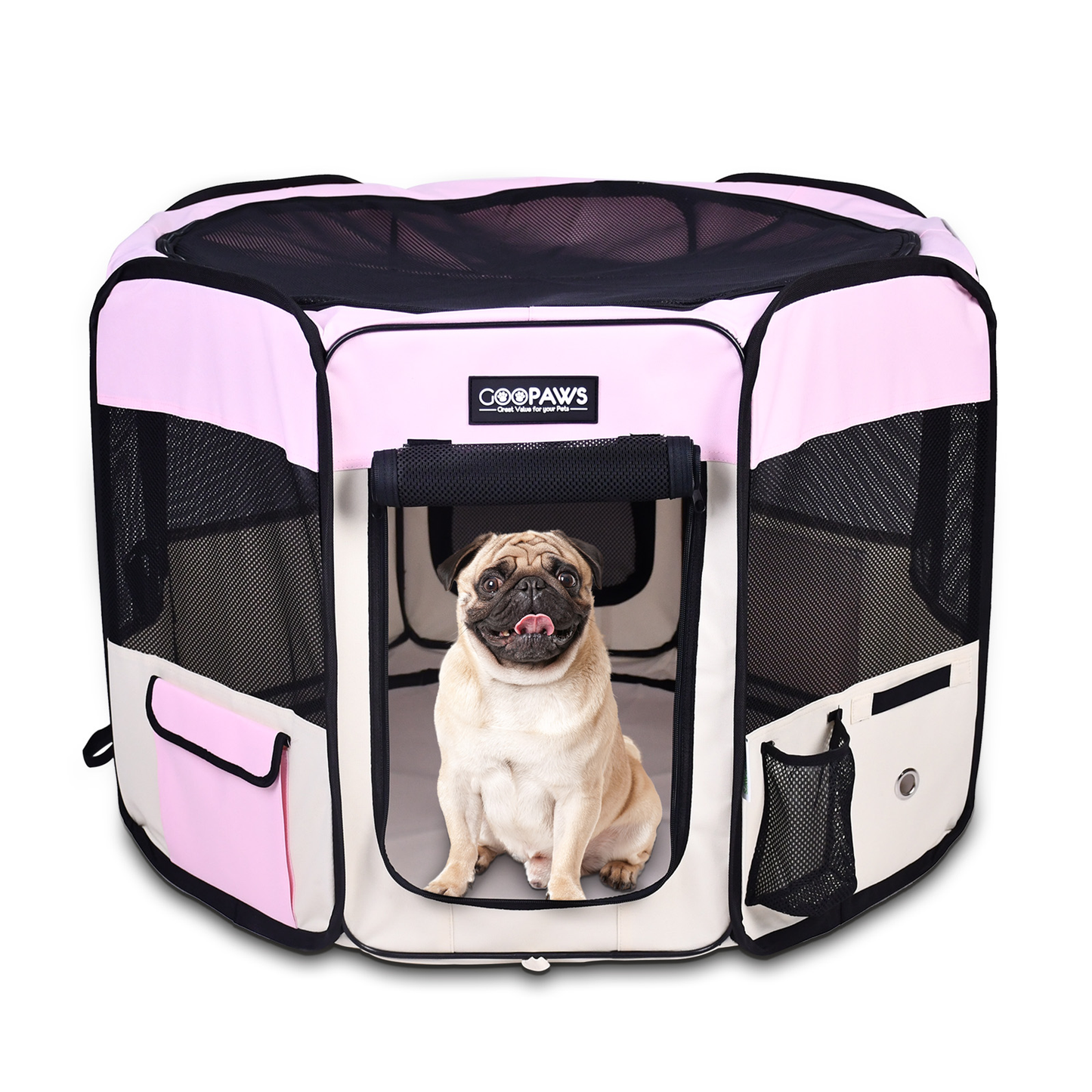 JESPET Portable Soft Dog Playpen & Kennel