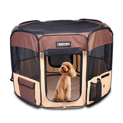 JESPET Portable Soft Dog Playpen & Kennel