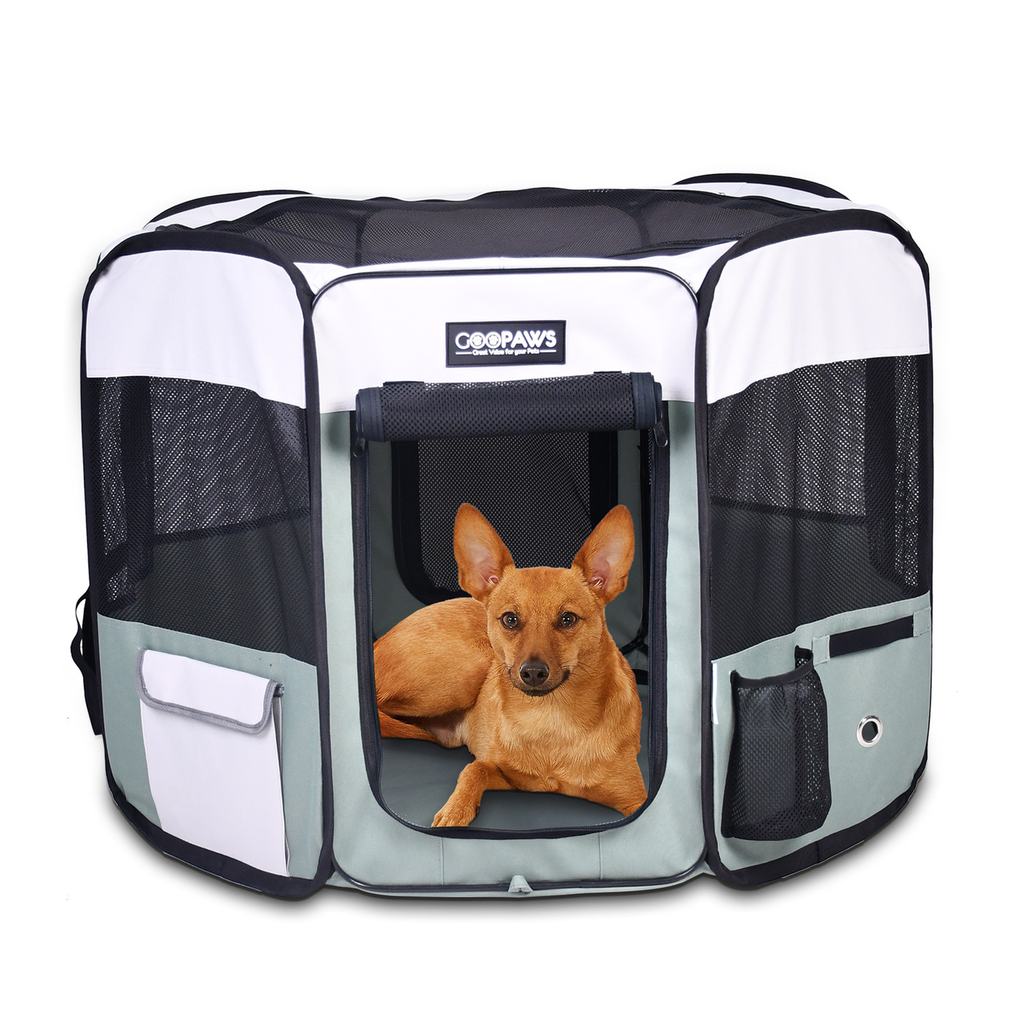 JESPET Portable Soft Dog Playpen & Kennel