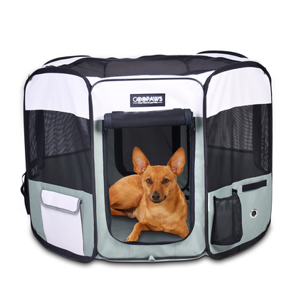 JESPET Portable Soft Dog Playpen & Kennel