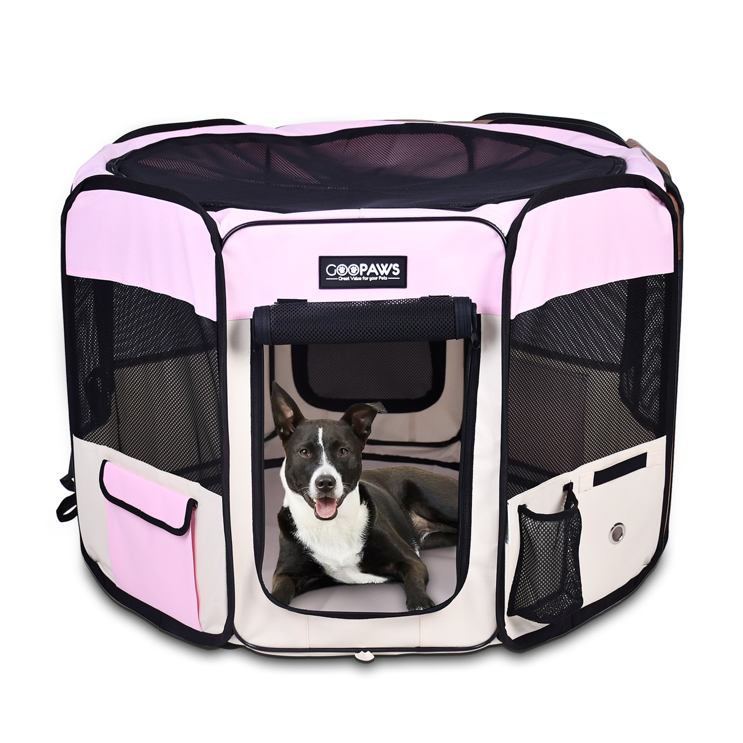 JESPET Portable Soft Dog Playpen & Kennel