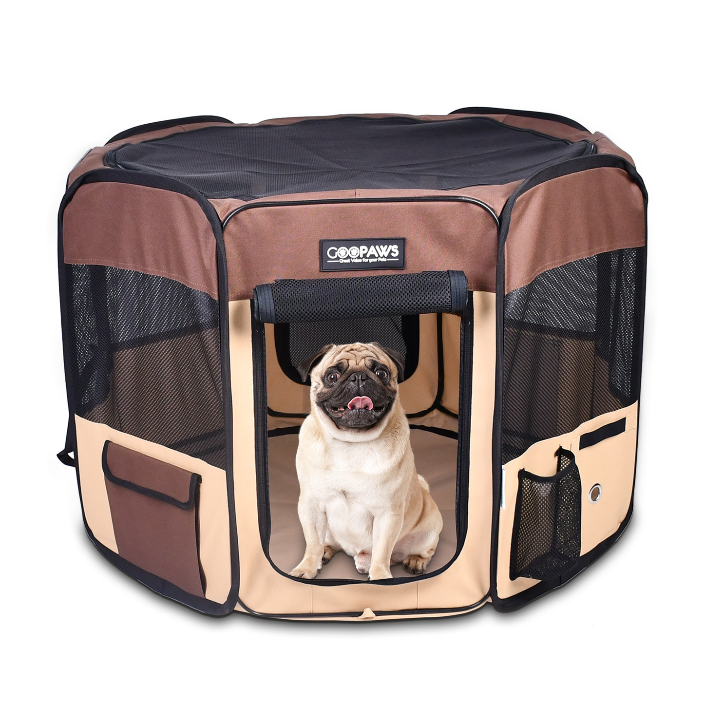 JESPET Portable Soft Dog Playpen & Kennel