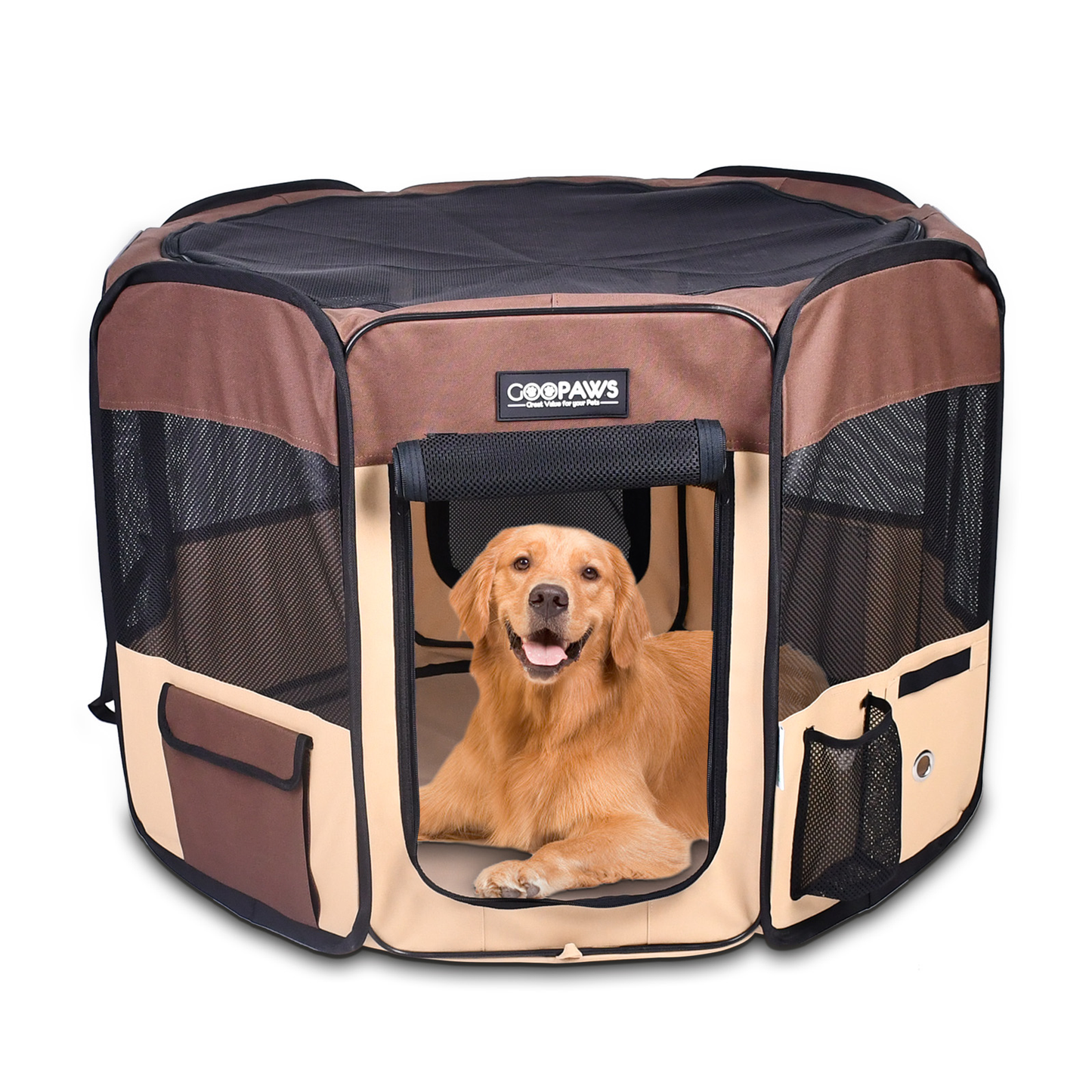 JESPET Portable Soft Dog Playpen & Kennel