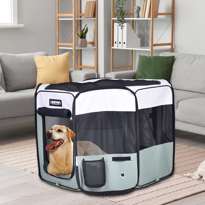 JESPET Portable Soft Dog Playpen & Kennel