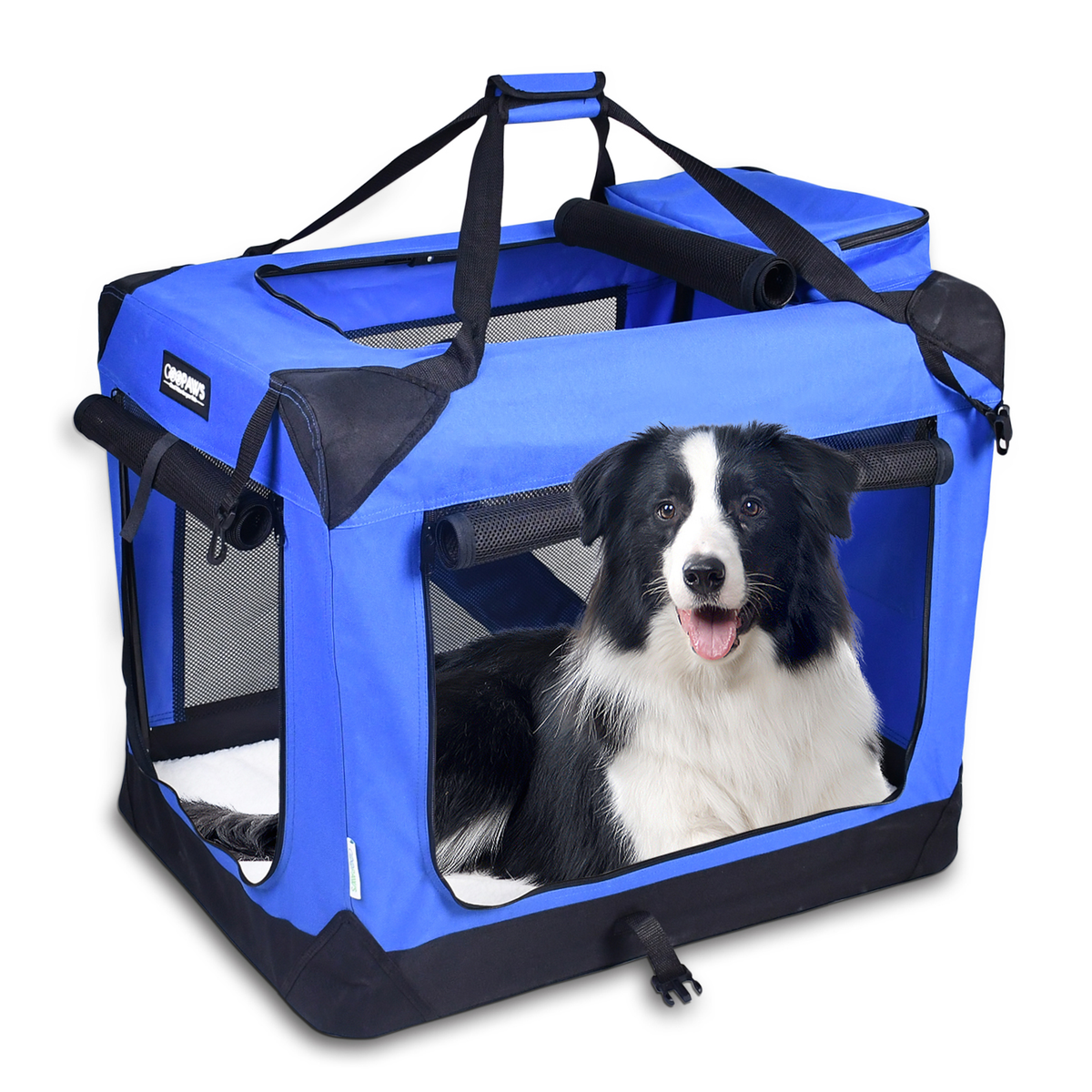 JESPET 3-Door Soft Pet Crate Kennel