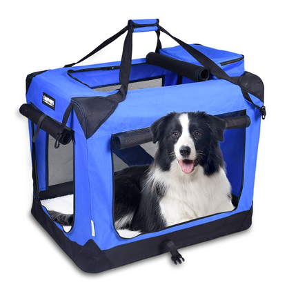 JESPET 3-Door Soft Pet Crate Kennel