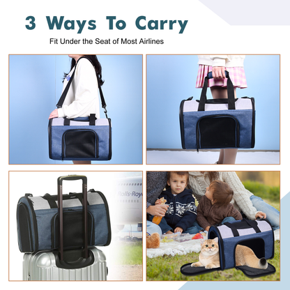 JESPET Soft-Sided Kennel Pet Carrier