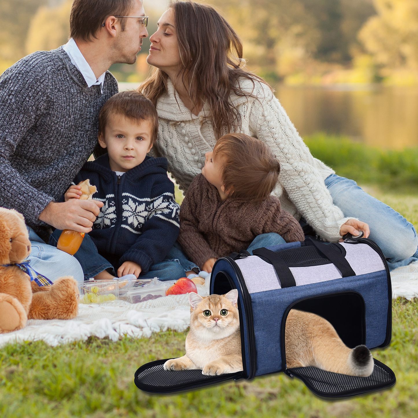 JESPET Soft-Sided Kennel Pet Carrier