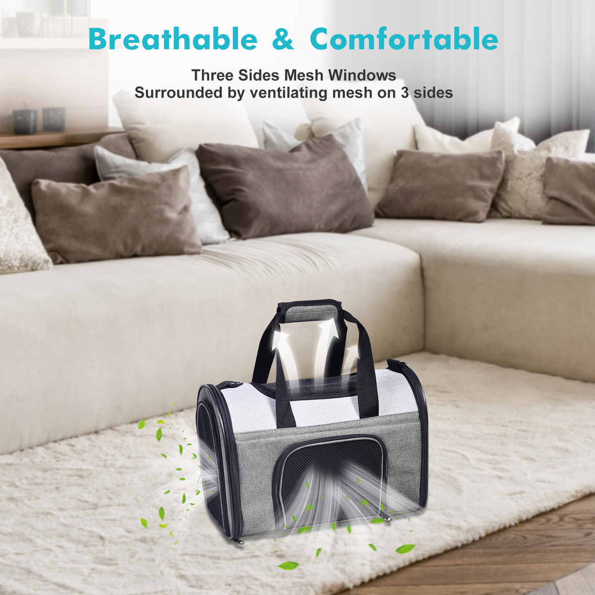 JESPET Soft-Sided Kennel Pet Carrier