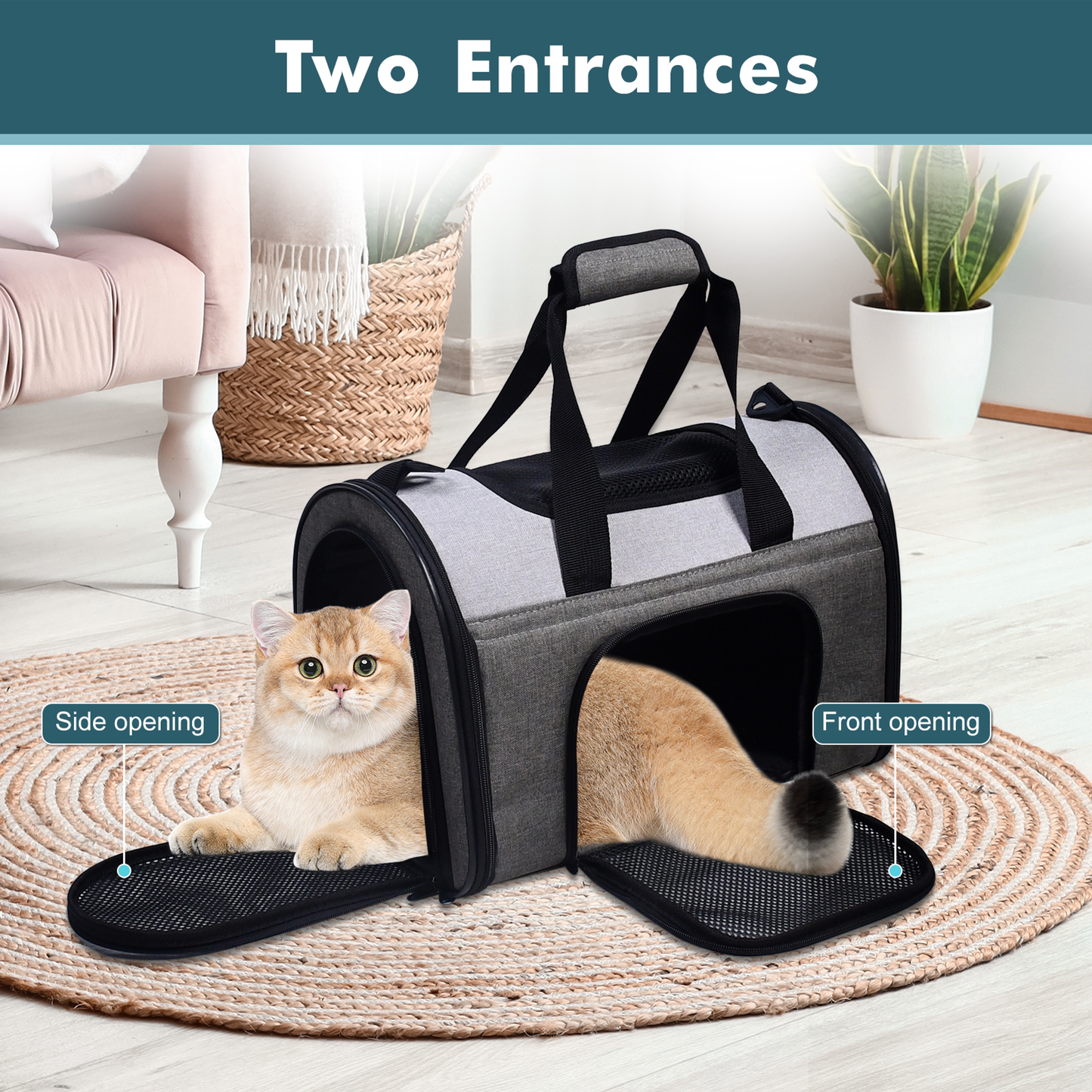 JESPET Soft-Sided Kennel Pet Carrier
