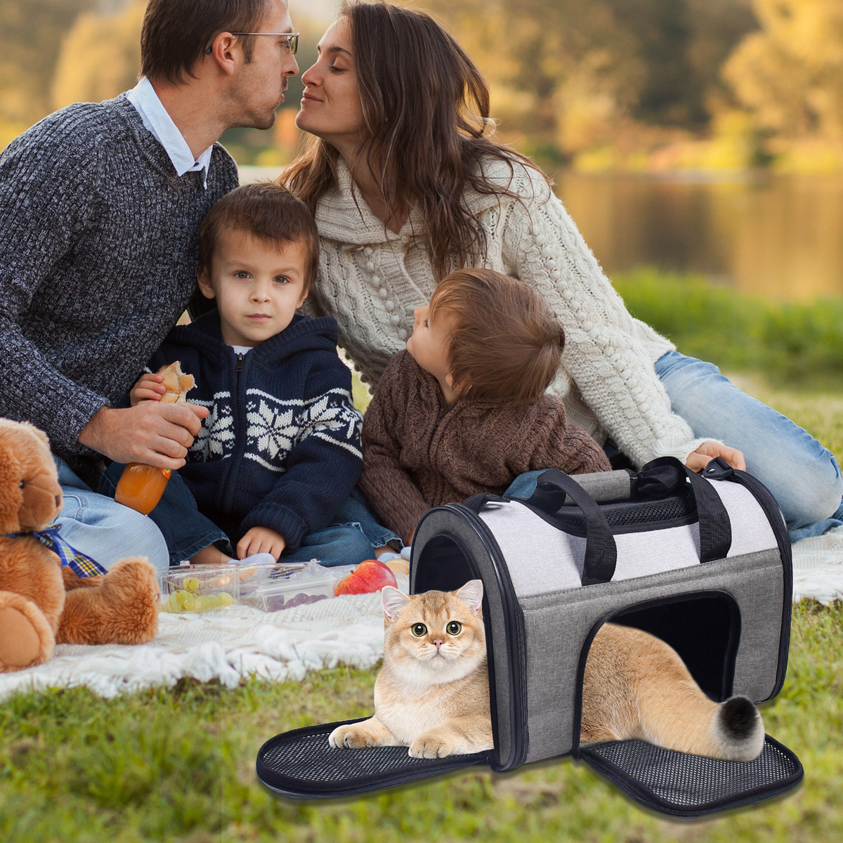 JESPET Soft-Sided Kennel Pet Carrier
