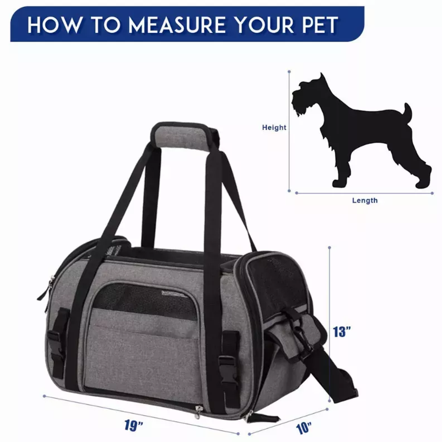 JESPET Soft-Sided Kennel Pet Carrier