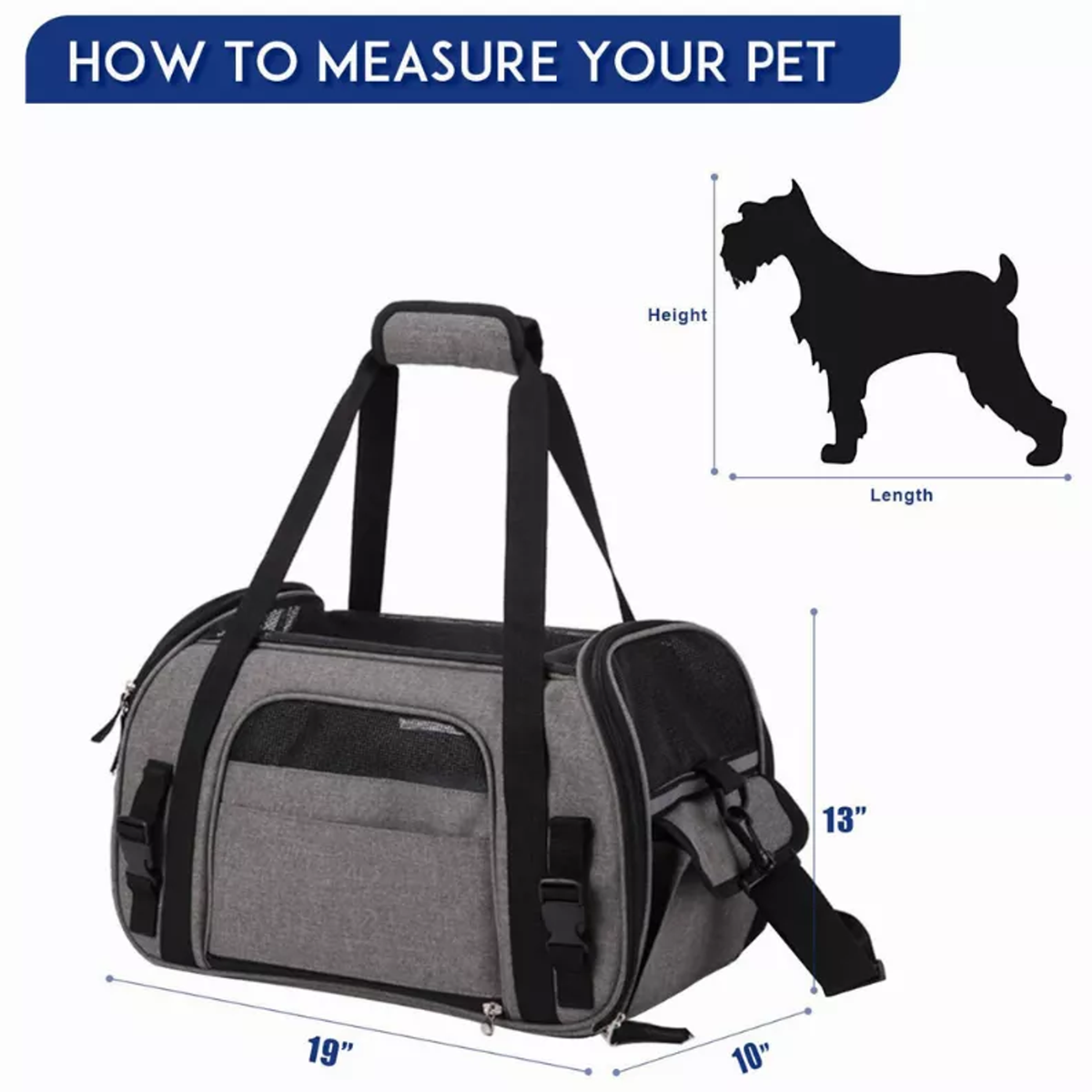 JESPET Soft-Sided Kennel Pet Carrier