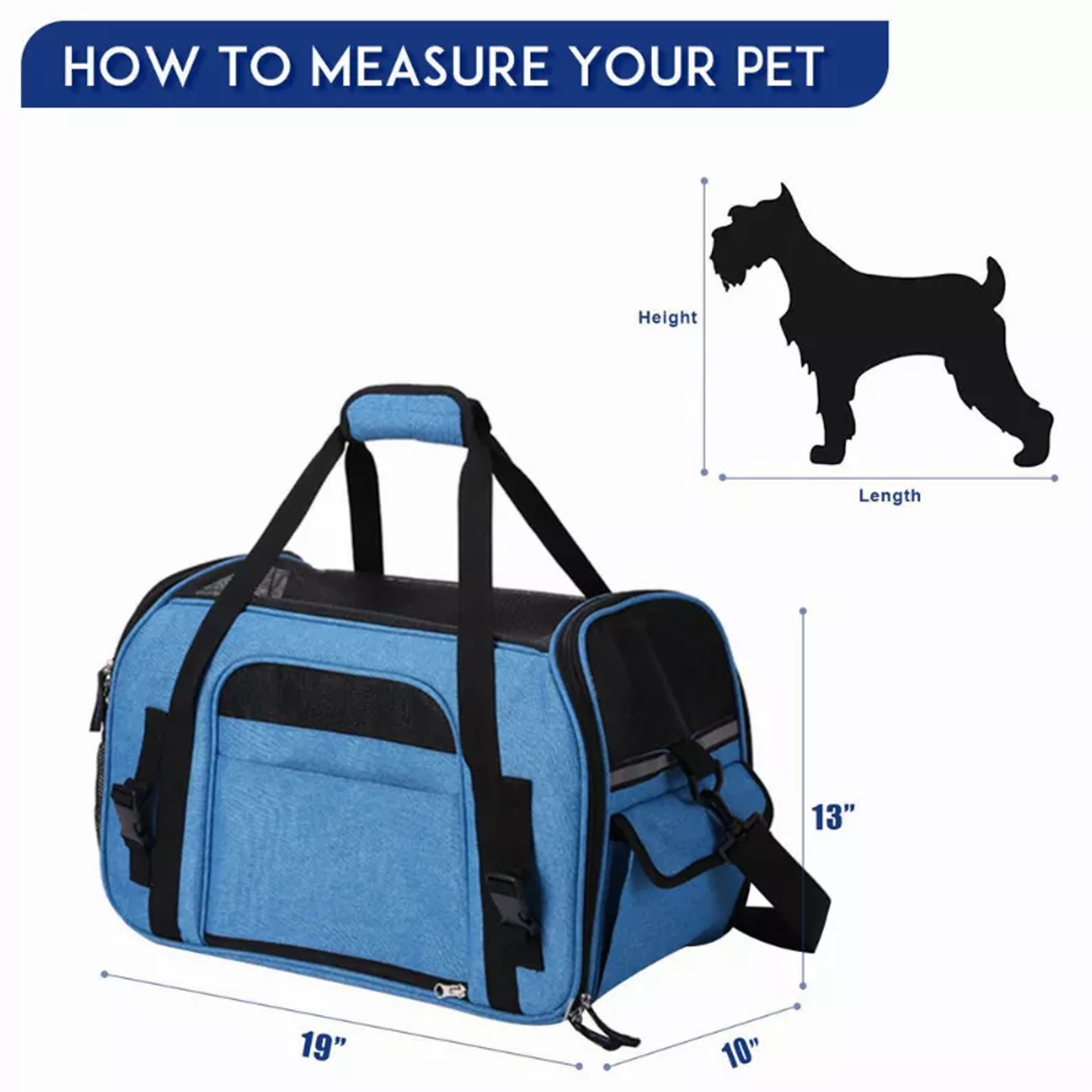 JESPET Soft-Sided Kennel Pet Carrier